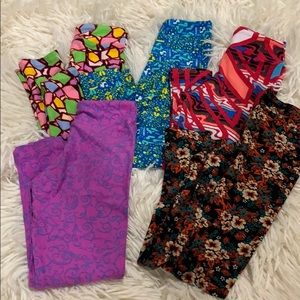 S/M lularoe girls leggings bundle